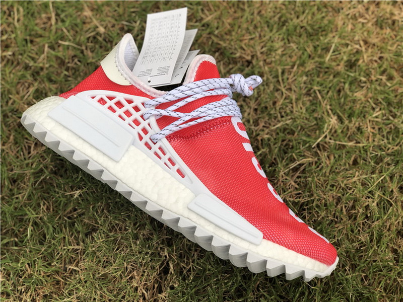 Super max Adidas NMD Human Race Pharrell China Exclusive Red(98% Authentic quality)